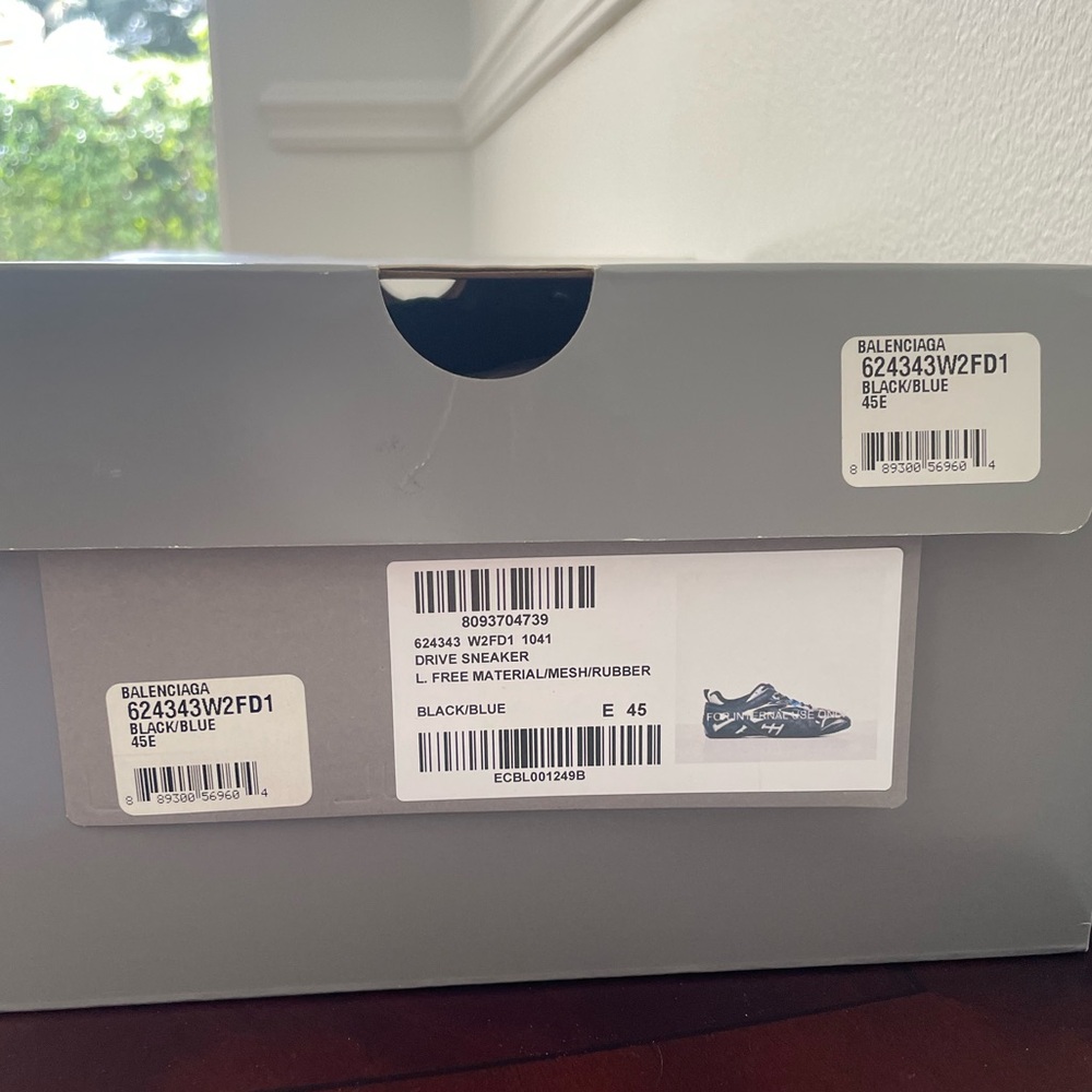 Balenciaga Drive Sneaker ‘Black Blue’ - Picture 11 of 12